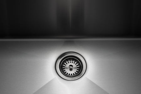 Master Chef- Valence 27 Radial Culinary Style Stainless Steel Kitchen Sink w/Slight Radius 27x18x10 15 G RADIAL CORNERS 5
