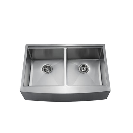 Master Chef-Venice Retro 36 5050 Curved 6" RETRO Apron Workstation Sink, 36x22x10 5