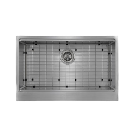 Master Chef-Verona Curved Retro 36 Single Bowl Curved 6" RETRO Apron Workstation Sink, 36x22x10 2