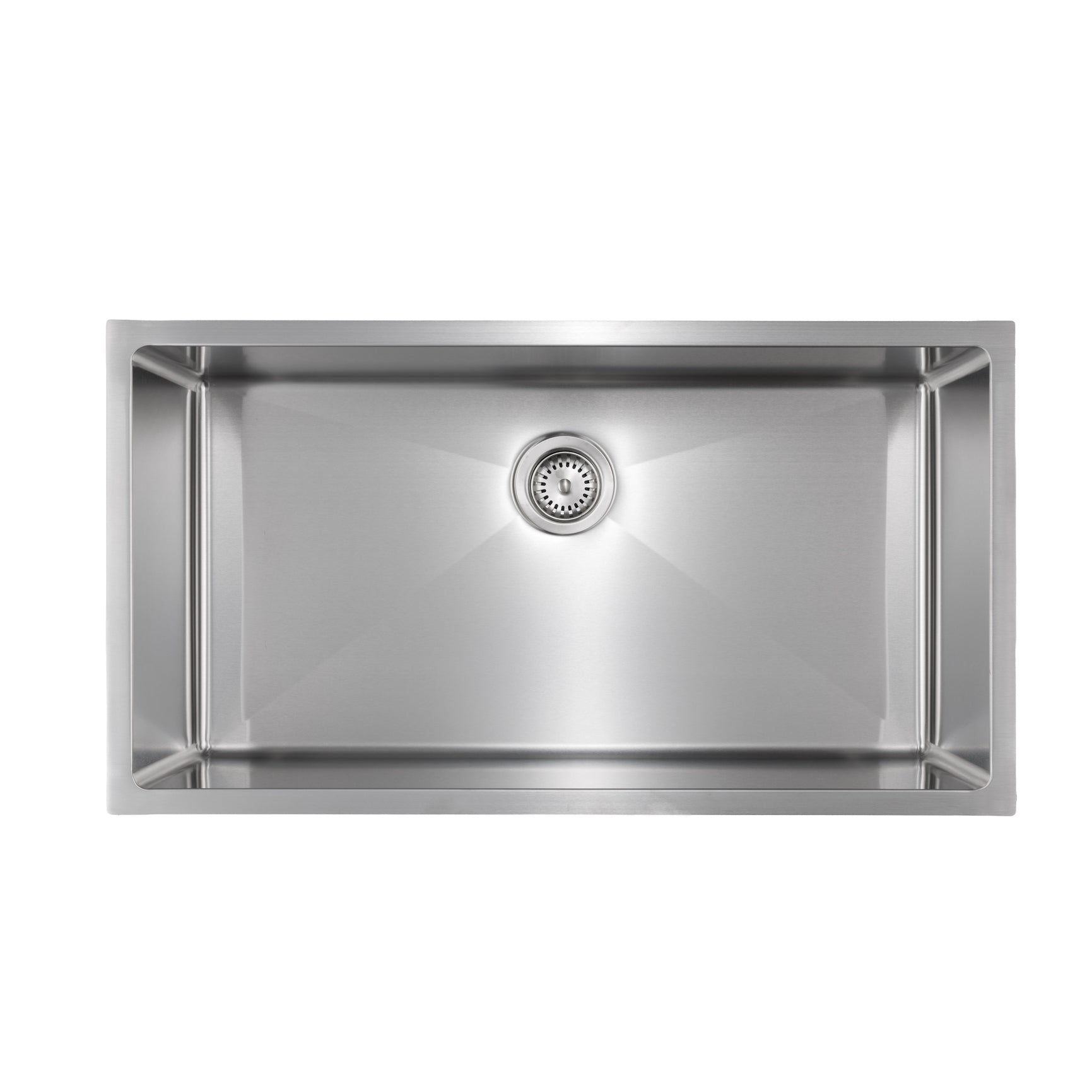 Master Chef - Versailles 32  UM Large Single Bowl Culinary Sink 32x19x10 (15 G) SQUARE 90 DEGREE CORNERS 1
