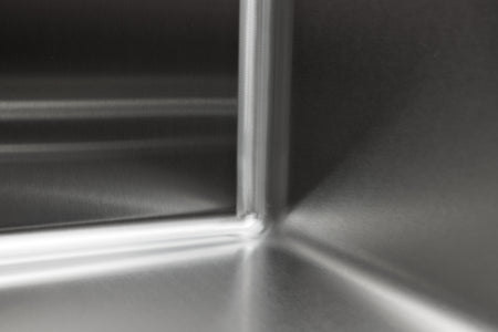 Master Chef - Versailles 32  UM Large Single Bowl Culinary Sink 32x19x10 (15 G) SQUARE 90 DEGREE CORNERS 2