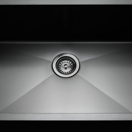 Master Chef- Versailles 32 Radial in GunMetal Black-Culinary Style Stainless Steel Radial Kitchen Sink 4