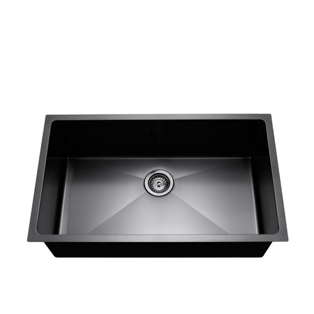 Master Chef- Versailles 32 Radial in GunMetal Black-Culinary Style Stainless Steel Radial Kitchen Sink 5