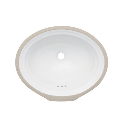 Oasis- Watercourse WH Decorative UM Vitreous China Sink 20x16.25x8 OD 18.25x14.25 ID 1