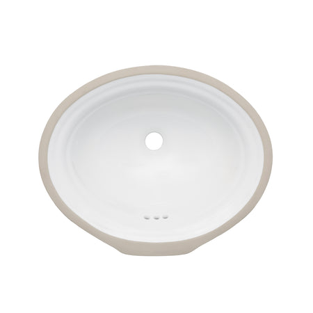 Oasis- Watercourse WH Decorative UM Vitreous China Sink 20x16.25x8 OD 18.25x14.25 ID 1