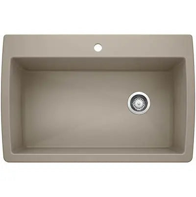 Blanco-White-Diamond Super Single Dual Mount Blanco 4