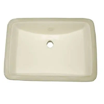 Oasis-Biscuit-Phoenix Rectangular Vitreous China UM lav Basin 20x15x7.8 Oasis