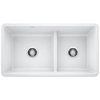 Blanco-White-Precis Reversible 1-3/4 Low Divide Blanco 1