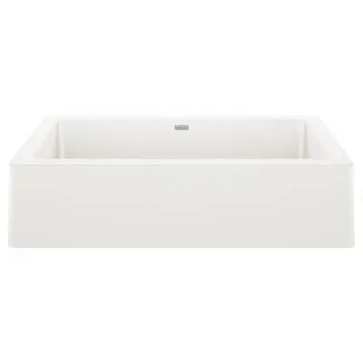 Blanco-White-Vintera 30" Super Single Apron Blanco 1