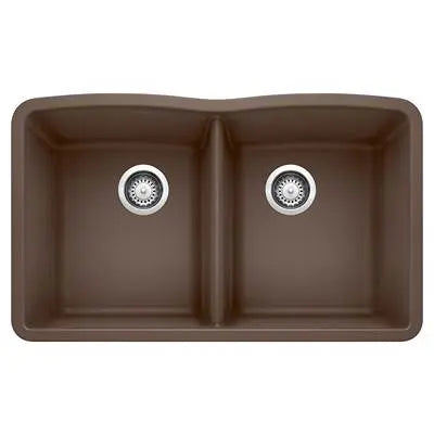 Blanco-White-Diamond Equal Double Dual Mount Blanco 2