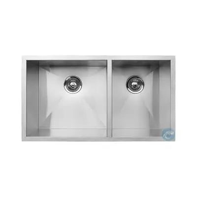 MasterChef - Orleans Premium 15 G Offset 60/40 Stainless Steel Kitchen Sink 33x18x10