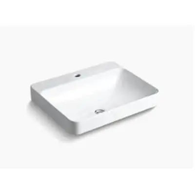 Oasis- Lynx Premium 23.25' x 18.5' x 6.75'One Hole Drop in vesselPorcelain Vessel sink Oasis