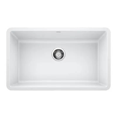 Blanco-White-Precis 30" Single Bowl Blanco 1