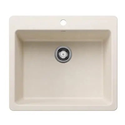 Blanco-White-Liven 25" Medium Single Bowl Dual Mount Blanco 7