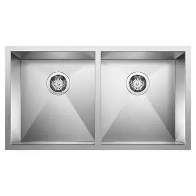Blanco-Quatrus R0 Equal Double Bowl Blanco