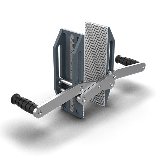 Abaco double handed giant carry clamps, ADHGC100, showcasing sturdy metal construction and large gripping jaws for heavy-duty lifting.