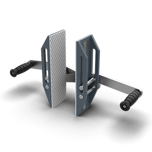 Abaco double-handed giant carry clamps, ADHGC100, showcasing sturdy metal construction and large handles for heavy-duty lifting.