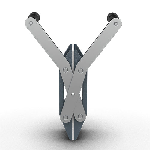 Abaco double-handed giant carry clamps with sturdy metal jaws and ergonomic handles, ideal for heavy-duty lifting and securing loads.