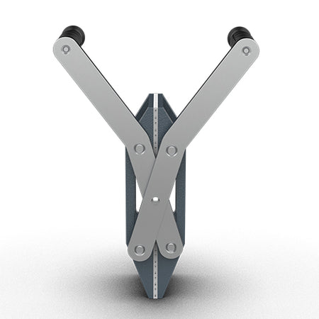 Abaco double-handed giant carry clamps with sturdy metal jaws and ergonomic handles, ideal for heavy-duty lifting and securing loads.