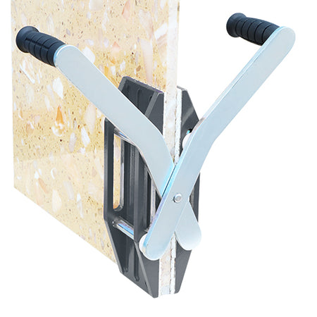 Abaco giant double-handed carry clamps showing heavy-duty steel construction and ergonomic handles for secure grip.
