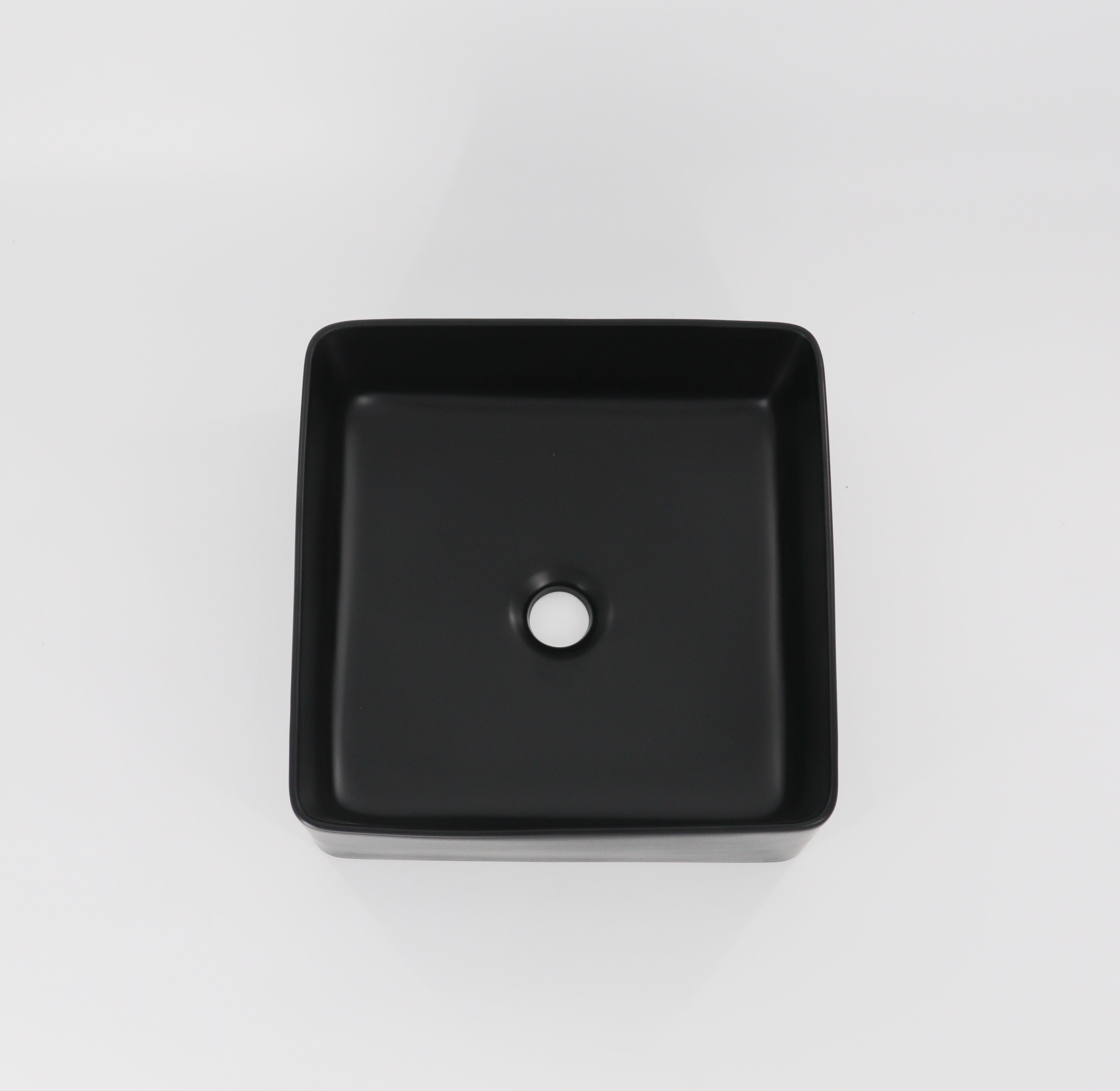 Lusso-White | 14.5in  x 14.5in x 3 3/4in  | Square Vessel 4
