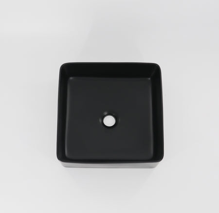 Lusso-White | 14.5in  x 14.5in x 3 3/4in  | Square Vessel 4