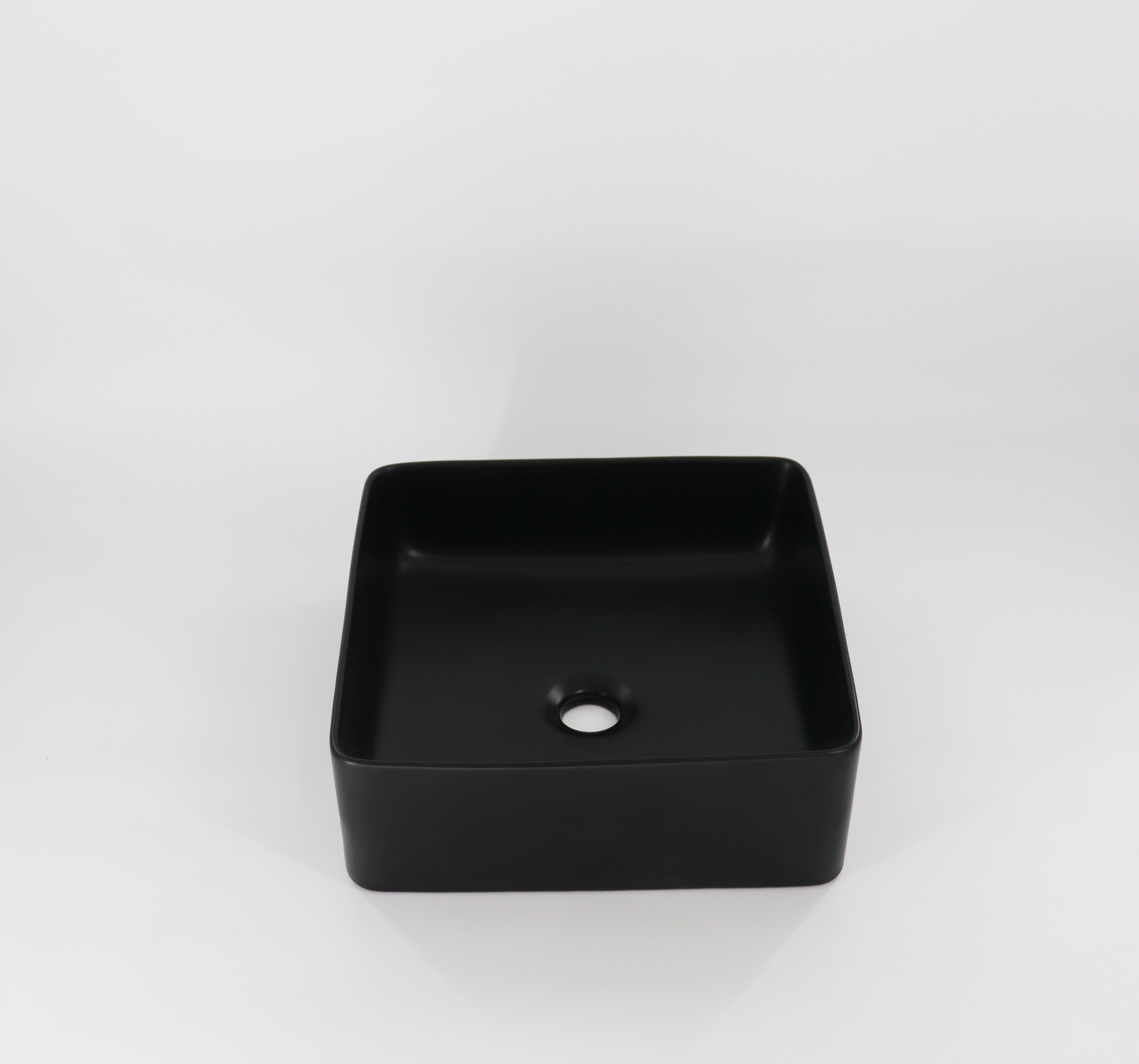 Lusso-White | 14.5in  x 14.5in x 3 3/4in  | Square Vessel 5