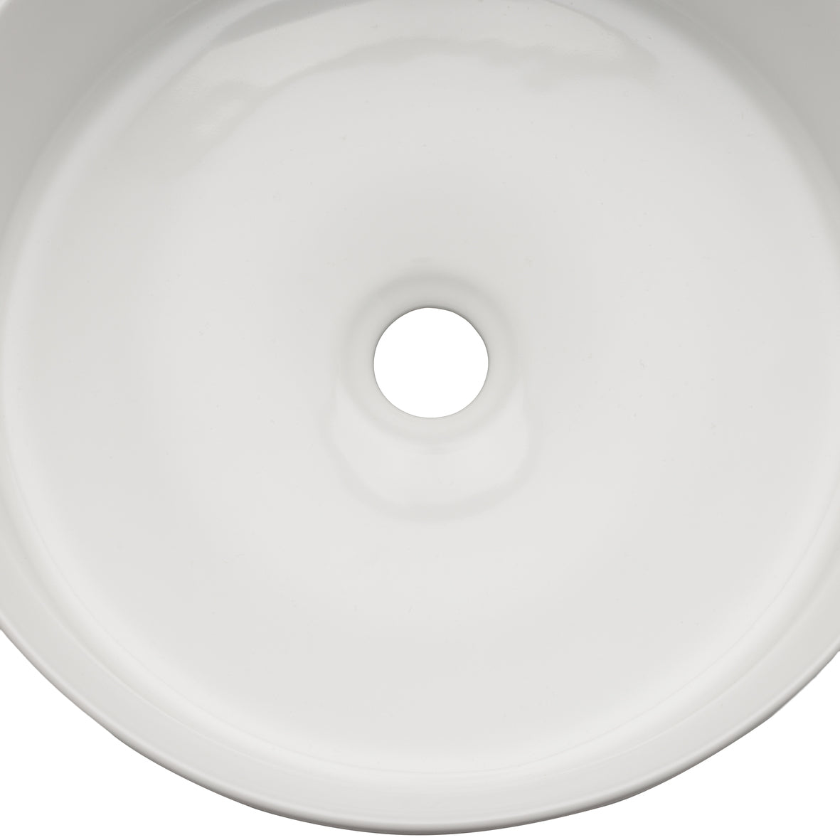Adelaide Lusso White 15 3/4" x 15 3/4" x 3 1/2" Round Vessel Sink(K466)(664AWH) 4