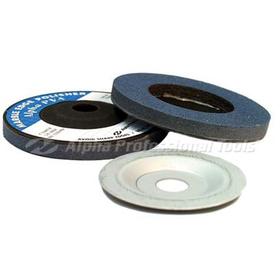 Alpha Tools Alpha PVA MS Style diamond polishing pads with grit #40–#600, assortment kit for stone and concrete polishing.