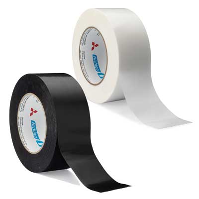 Alpha G-Tape™ 2″ Premium Adhesive Tape – White & Black 164′ Rolls