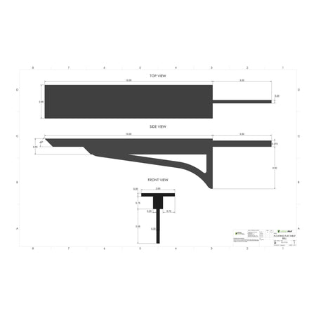 Floating Flat Shelf - Bell (2 Pack) 3