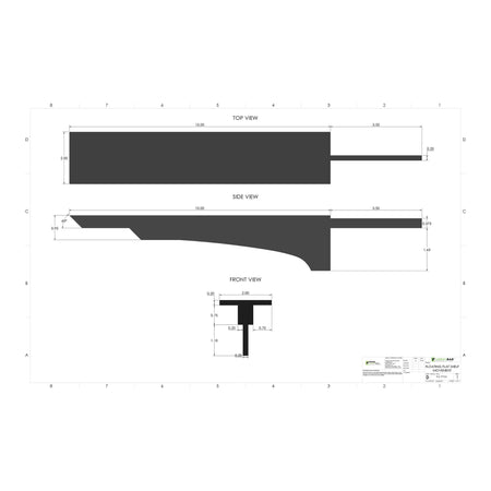 Floating Flat Shelf - Movement (2 Pack) 3