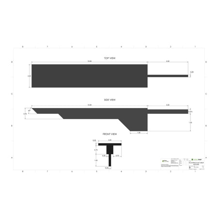 Floating Flat Shelf - Rocket (2 Pack) 3
