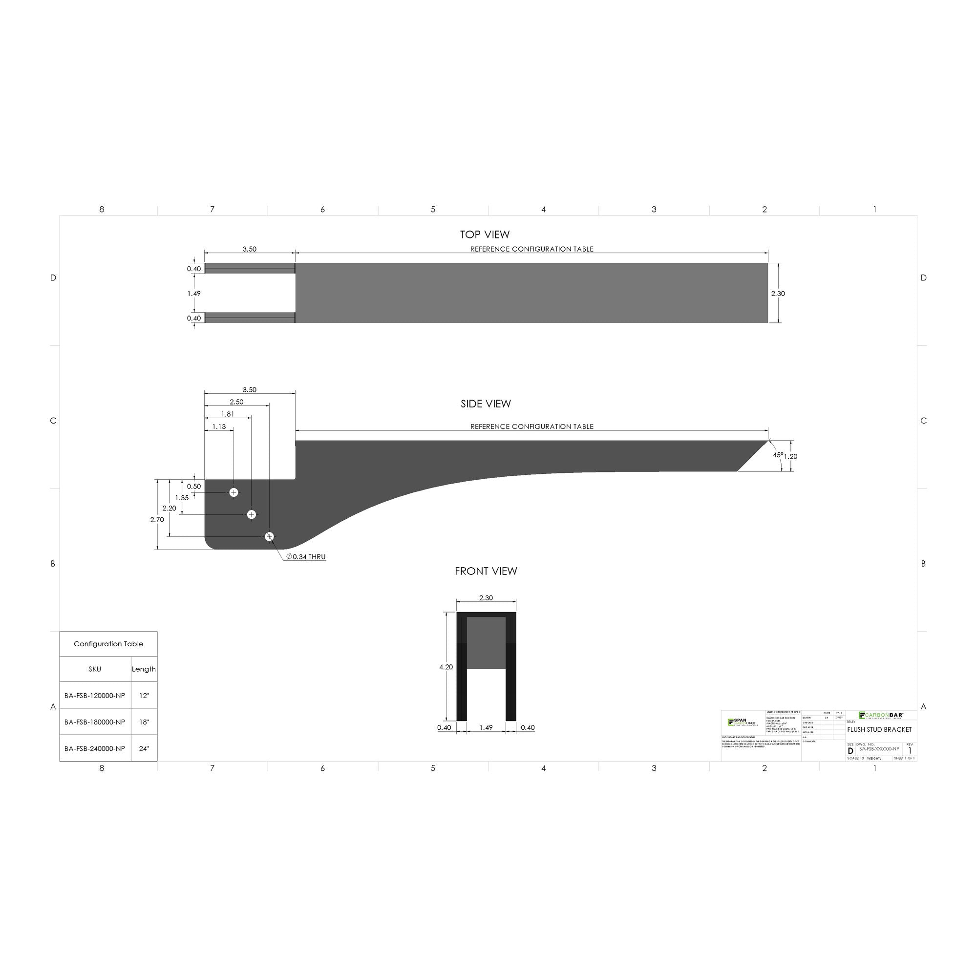Flush Stud Bracket 3