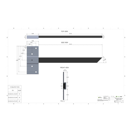 XL Straight Stud w/ Aluminum Clip 3