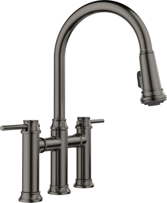Blanco Empressa Pull-Down Bridge Kitchen Faucet 5