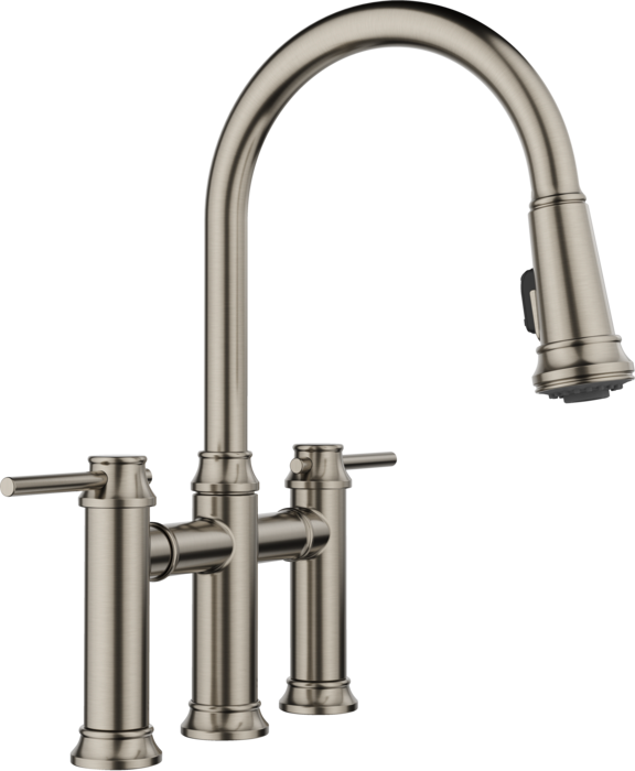 Blanco Empressa Pull-Down Bridge Kitchen Faucet 6