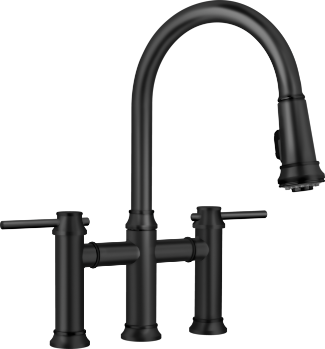 Blanco Empressa Pull-Down Bridge Kitchen Faucet 7