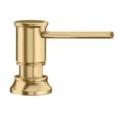 Blanco-Satin Gold-Empressa Soap Dispenser Blanco