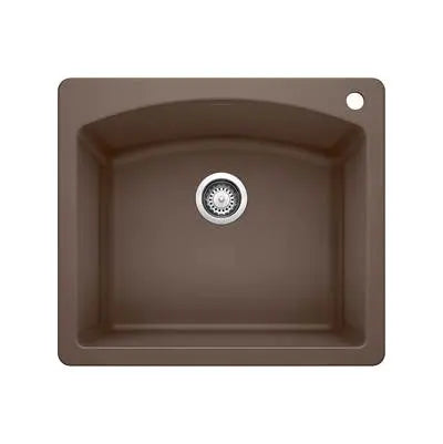 Blanco-Café-Diamond Single Bowl Dual Mount Blanco