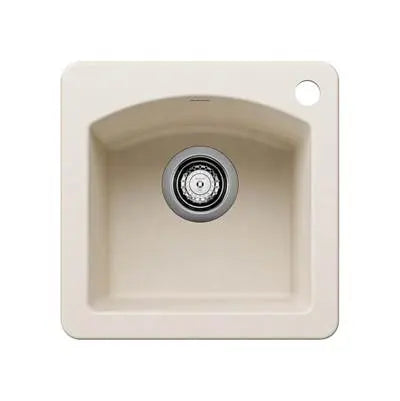 Blanco-Soft White-Diamond Bar Sink Dual Deck Blanco