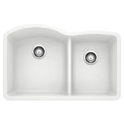 Blanco-White-Diamond 1-3/4 Bowl Blanco 1