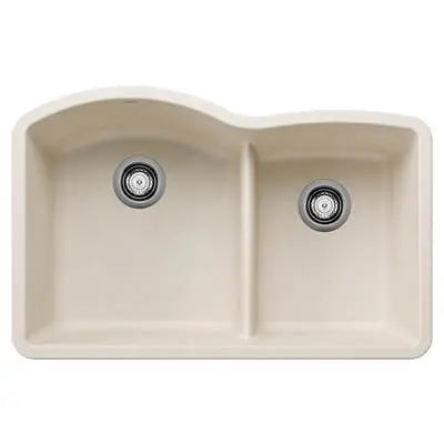 Blanco-White-Diamond 1-3/4 Low Divide Blanco 7