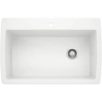 Blanco-White-Diamond Super Single Dual Mount Blanco 1