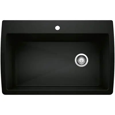 Blanco-White-Diamond Super Single Dual Mount Blanco 6