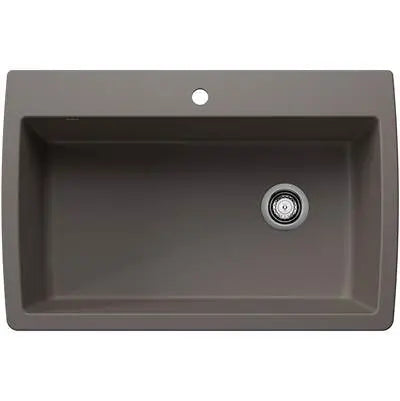Blanco-White-Diamond Super Single Dual Mount Blanco 8