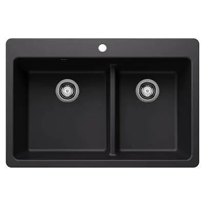 Blanco-White-Liven 1-3/4 Low Divide Dual Mount Blanco 2