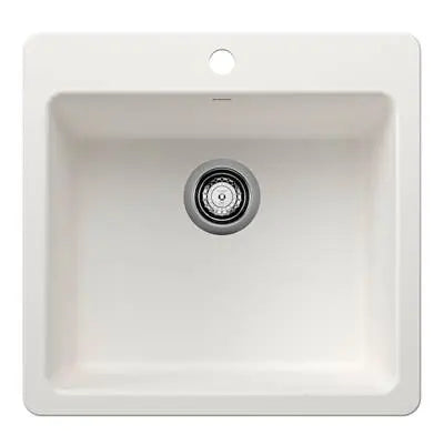 Blanco-White-Liven 21" Single Bowl Dual Mount Blanco 1