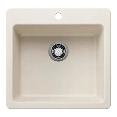 Blanco-White-Liven 21" Single Bowl Dual Mount Blanco 8