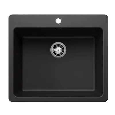 Blanco-White-Liven 25" Medium Single Bowl Dual Mount Blanco 2